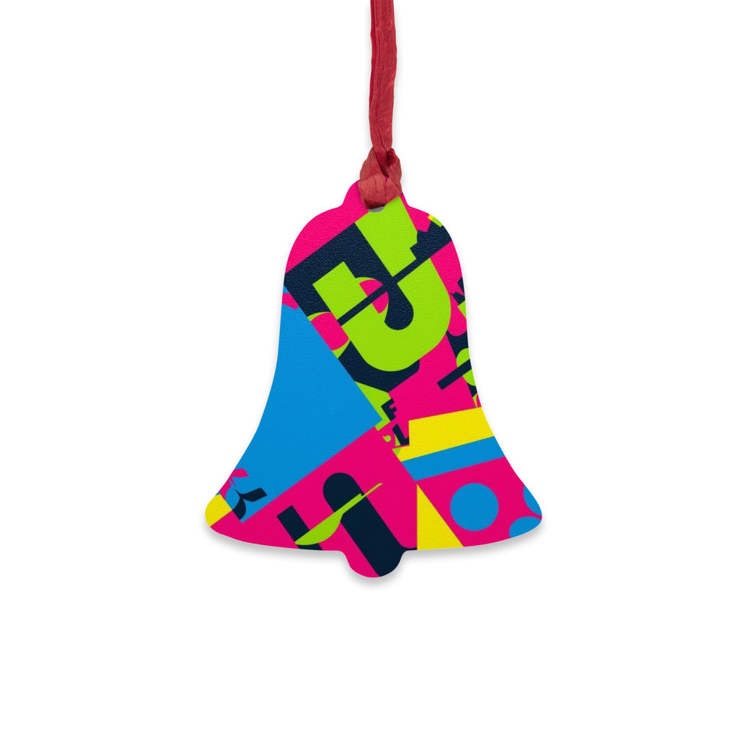 Handcrafted Wooden Ornaments – Playful Geometric Designs, Modern Rustic Decor