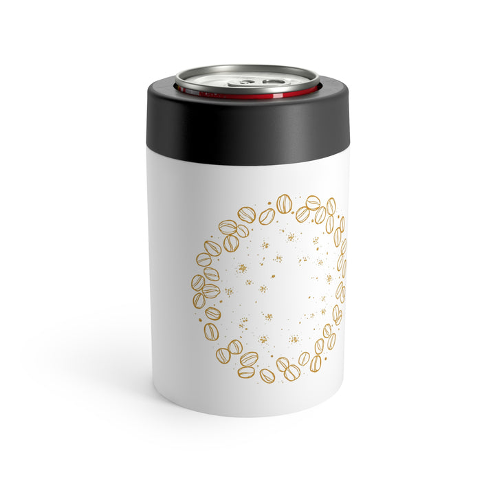 Coffee Bean Chic Can Holder – Trendy Insulated 12oz Drink Cooler