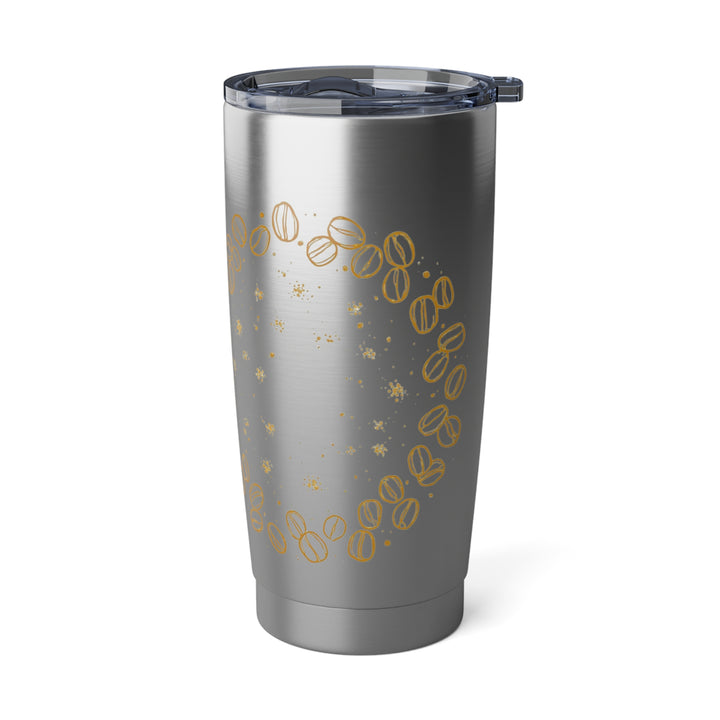 Vagabond 20oz Tumbler – Coffee Bean Art, Eco-Chic, Hot/Cold Travel Mug