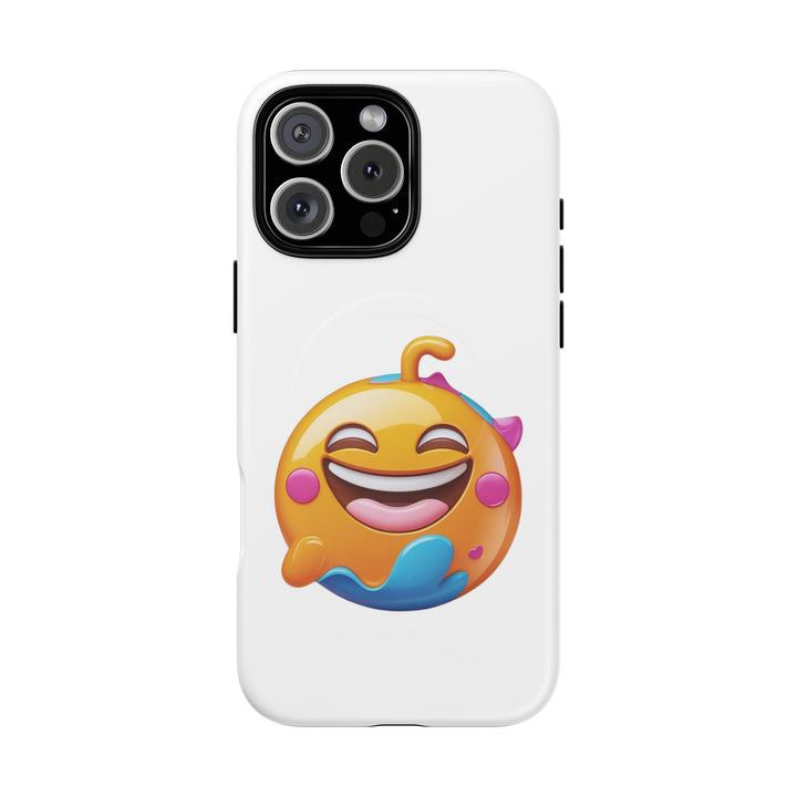 Tough Magnetic Emoji Case – Dual-Layer MagSafe Cover, Fun & Vibrant Design