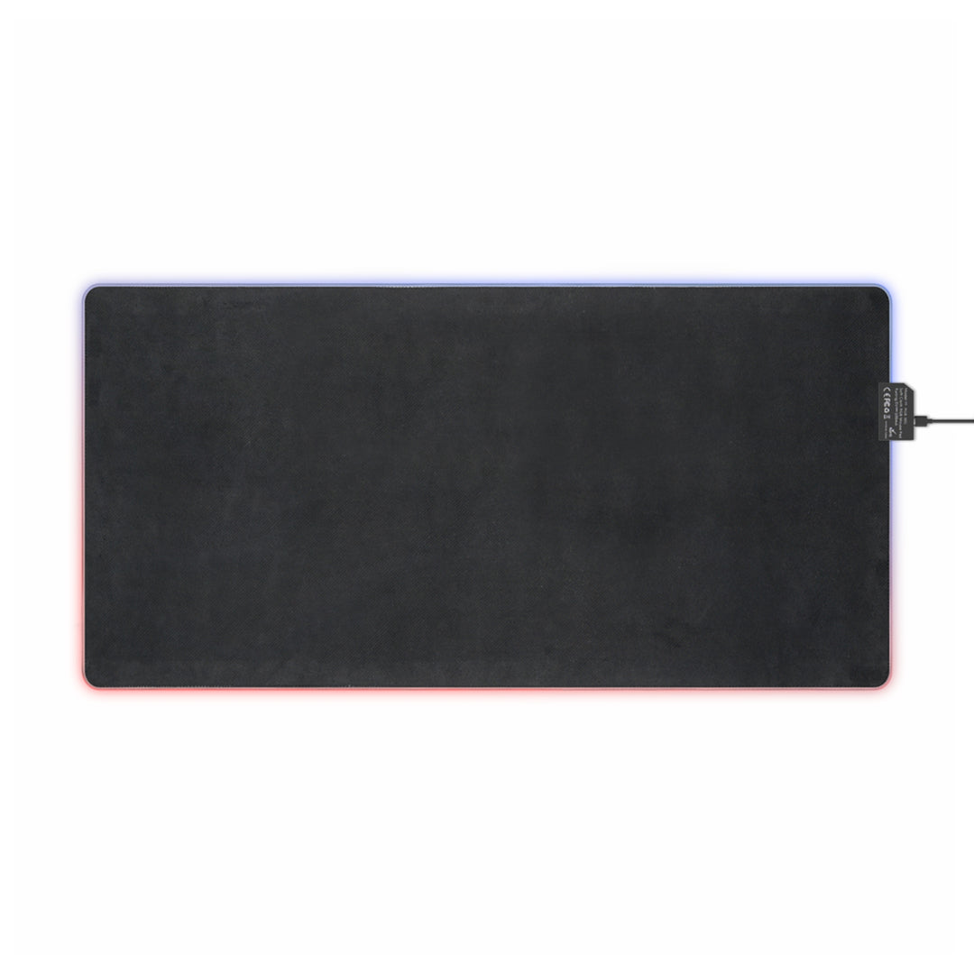 Galaxy LED RGB Gaming Mouse Pad – Cute Moon & Space Design, XL Glow