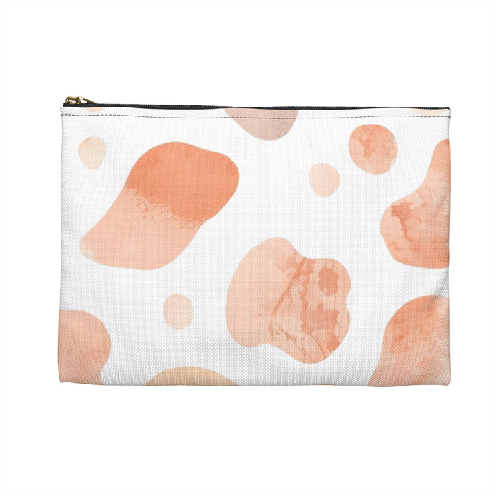 Chic Blush Abstract Accessory Pouch – Trendy, Durable & Multipurpose Bag