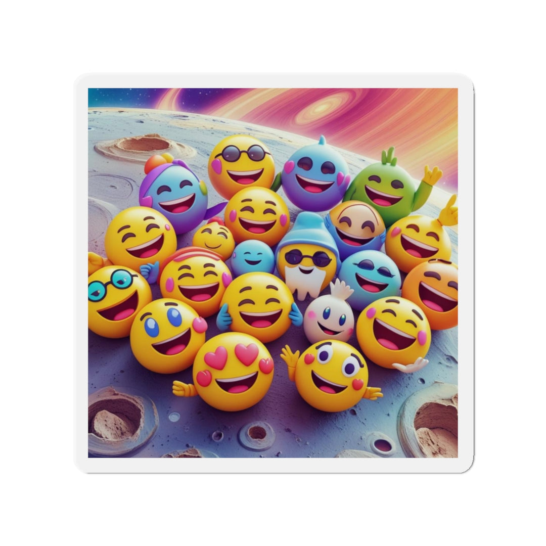 Custom Die-Cut Emoji Space Magnets – Fun, Trendy, Personalized Decor