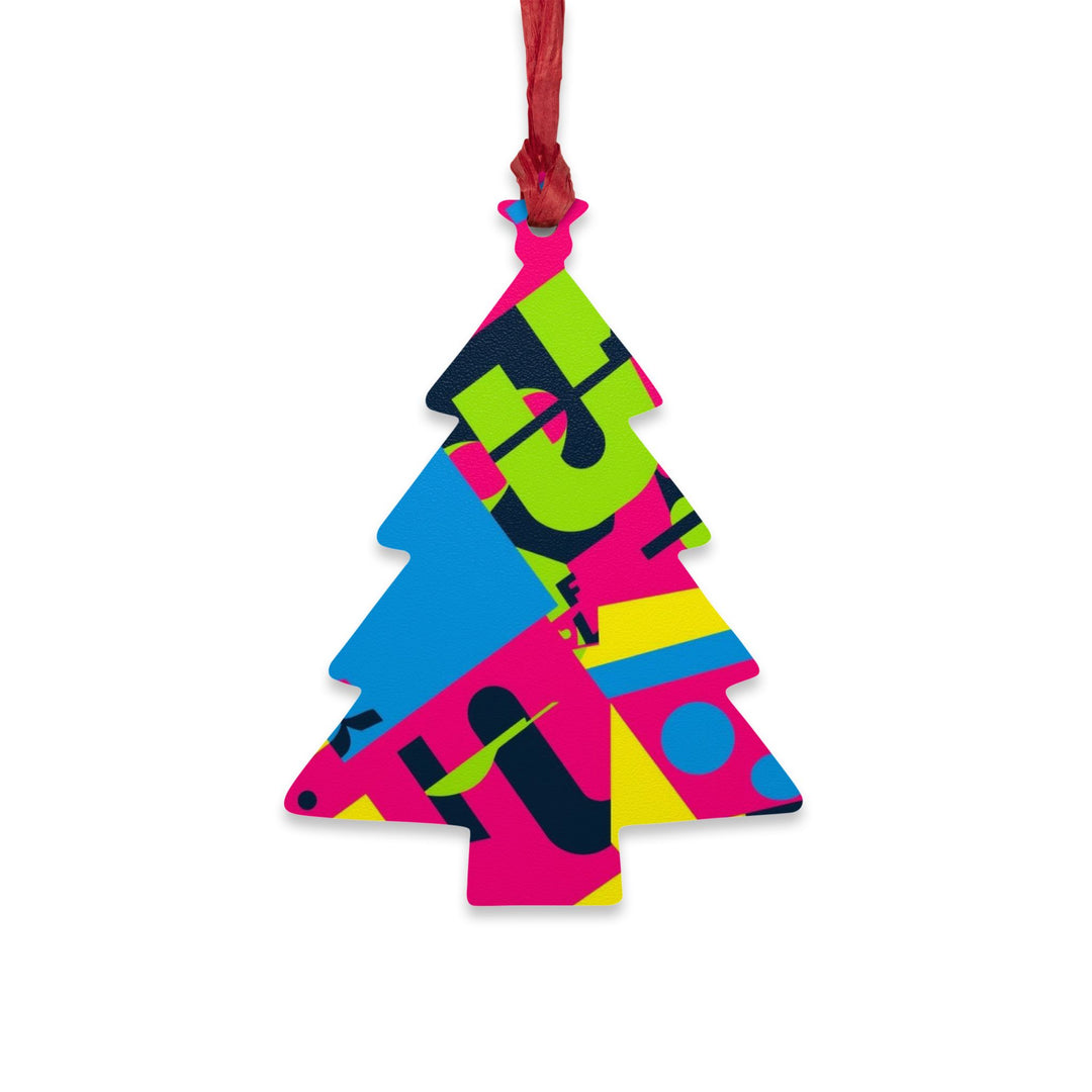 Handcrafted Wooden Ornaments – Playful Geometric Designs, Modern Rustic Decor