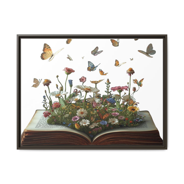 Whimsical Pop-Up Book Matte Canvas Art—Sustainable Framed Wall Décor
