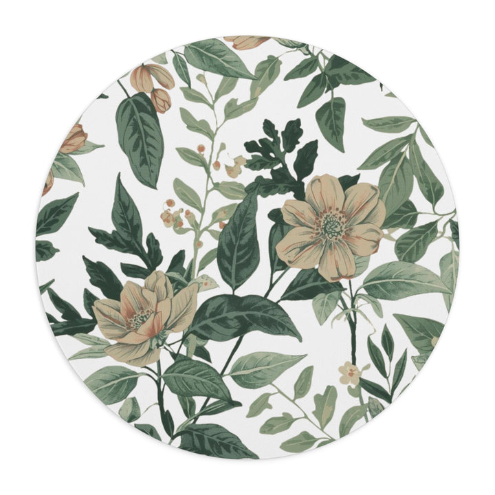 Vintage Floral Mouse Pad – Personalized, Non-Slip, Chic Desk Accessory