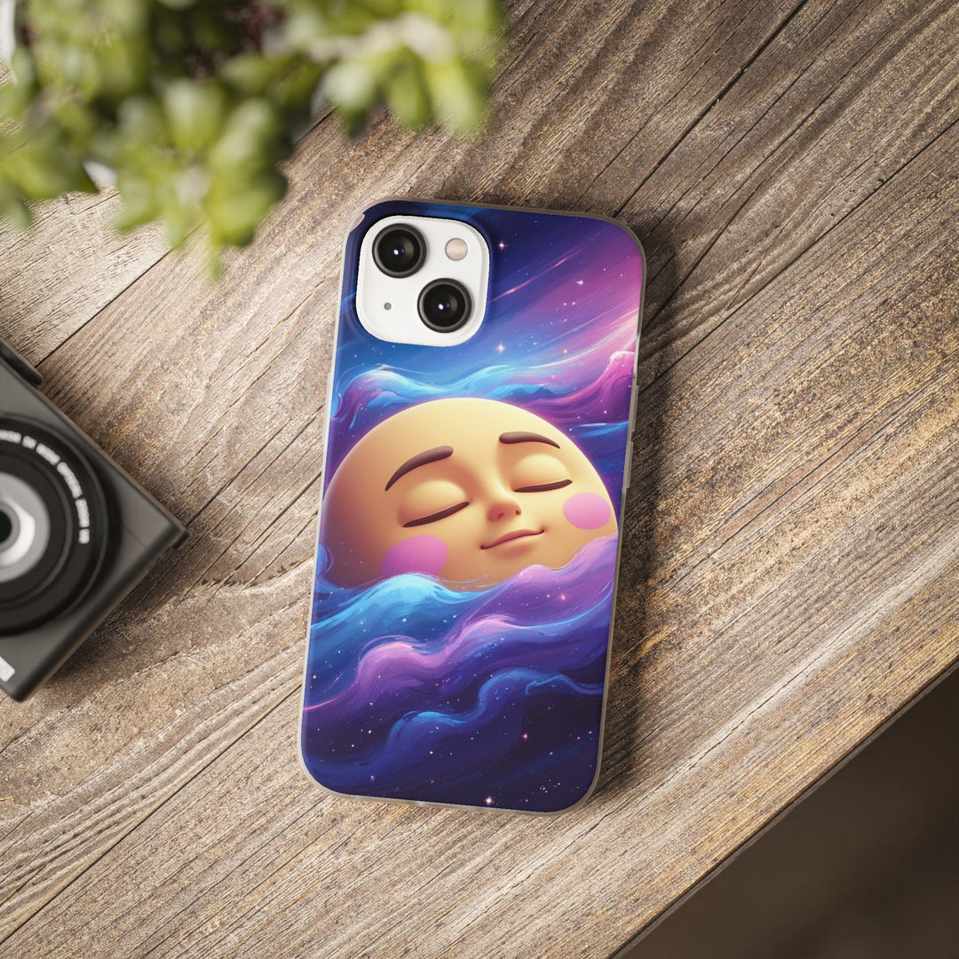 Flexi Case – Dreamy Galaxy Moon | Slim, Stylish & Durable Phone Cover