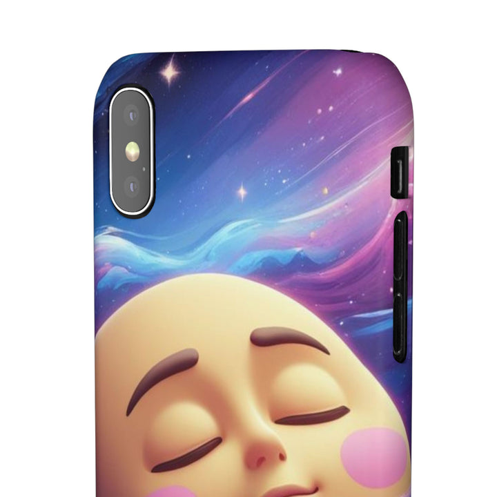 Dreamy Galaxy Moon Snap Case – Slim, Stylish & Durable Cosmic Phone Cover