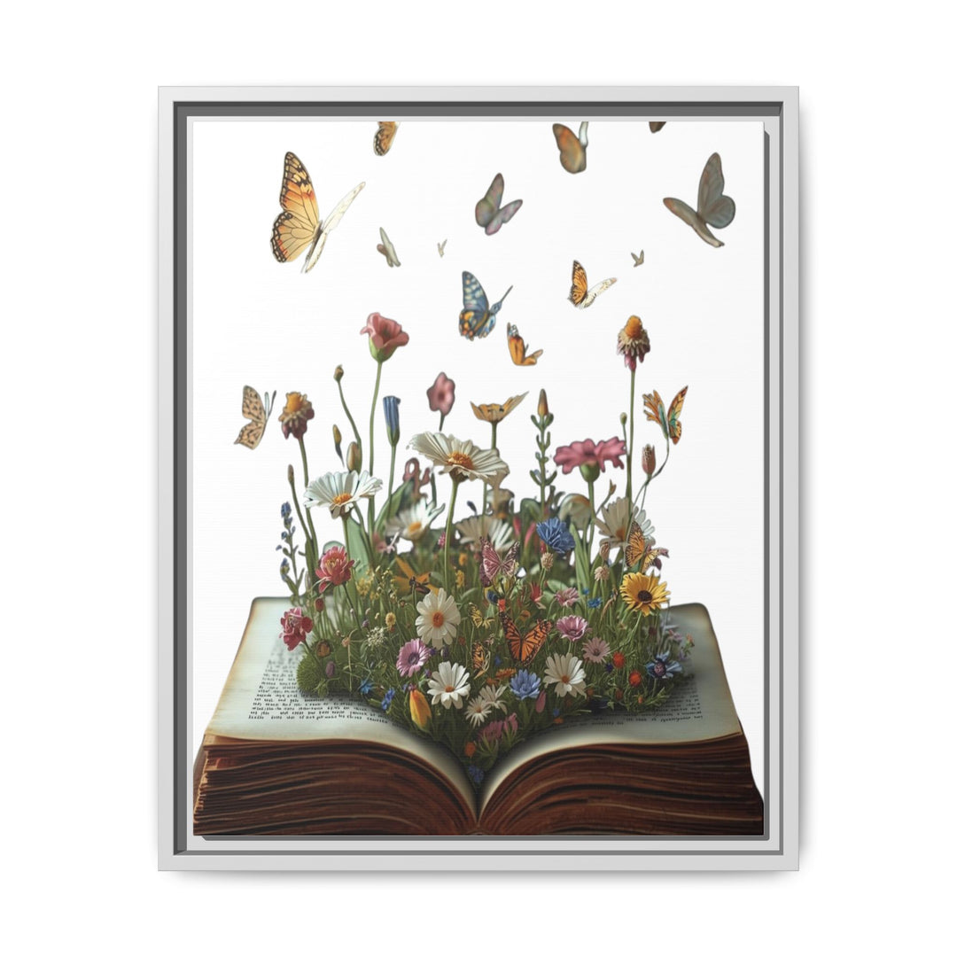 Whimsical Pop-Up Book Matte Canvas Art—Sustainable Framed Wall Décor