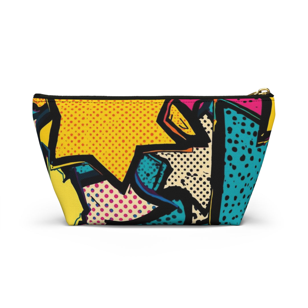 Pop Art T-Bottom Accessory Pouch – Stylish, Durable Organizer Bag