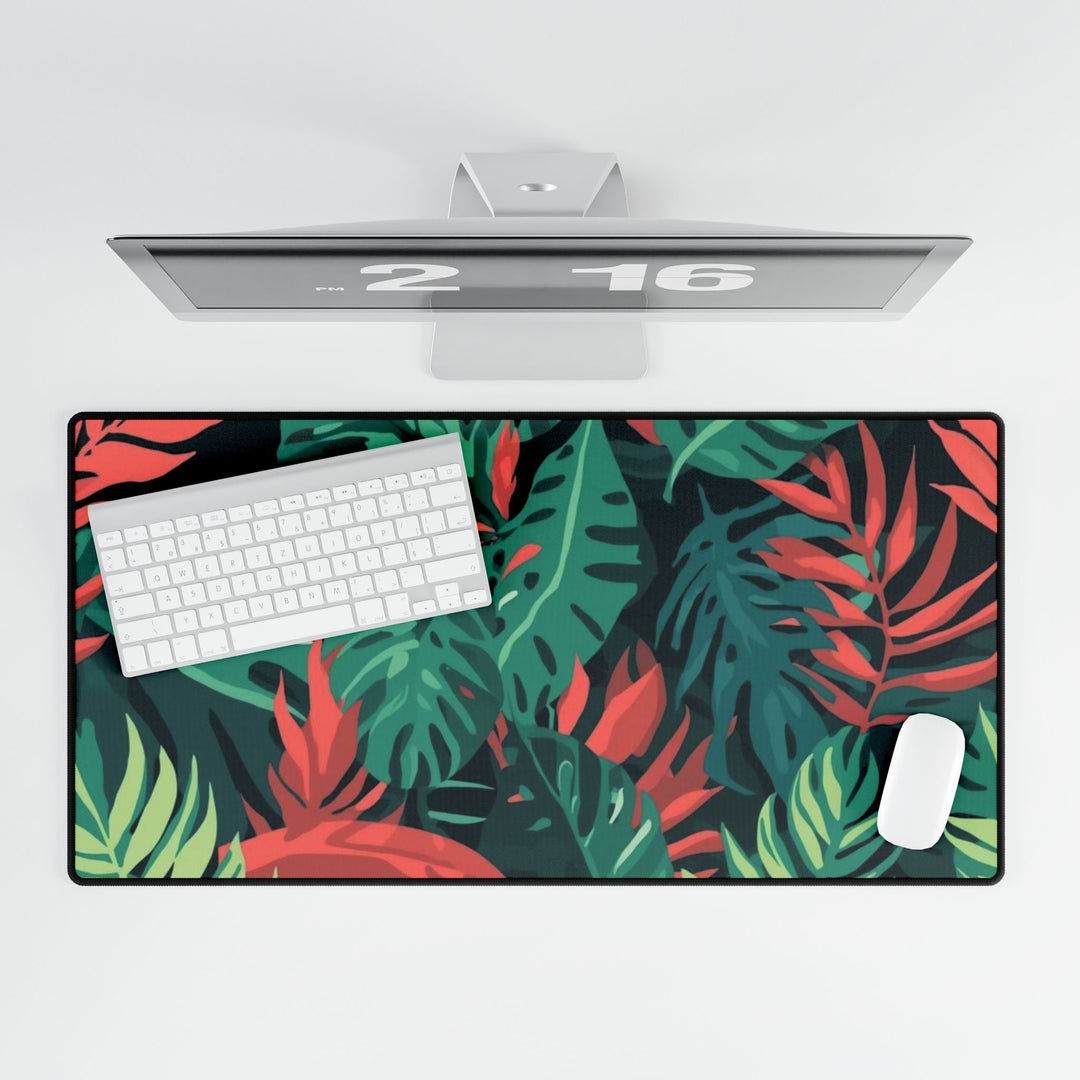 Premium Jungle Leaf Desk Mat – Stylish, Durable & Waterproof Workspace Upgrade