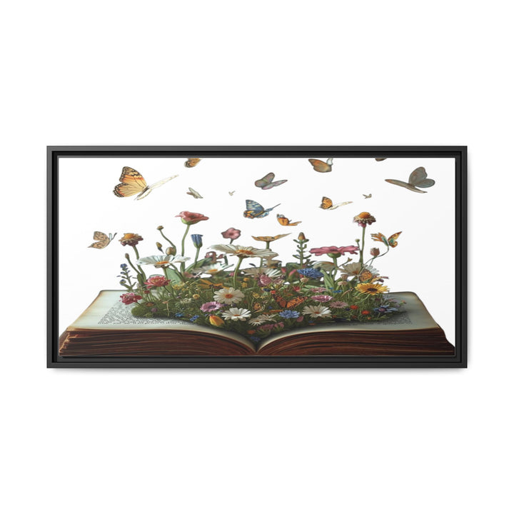 Whimsical Pop-Up Book Matte Canvas Art—Sustainable Framed Wall Décor