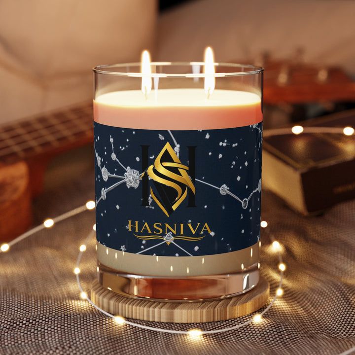 Celestial Night Sky Scented Candle 11oz – Soy Wax, Star Constellation Jar