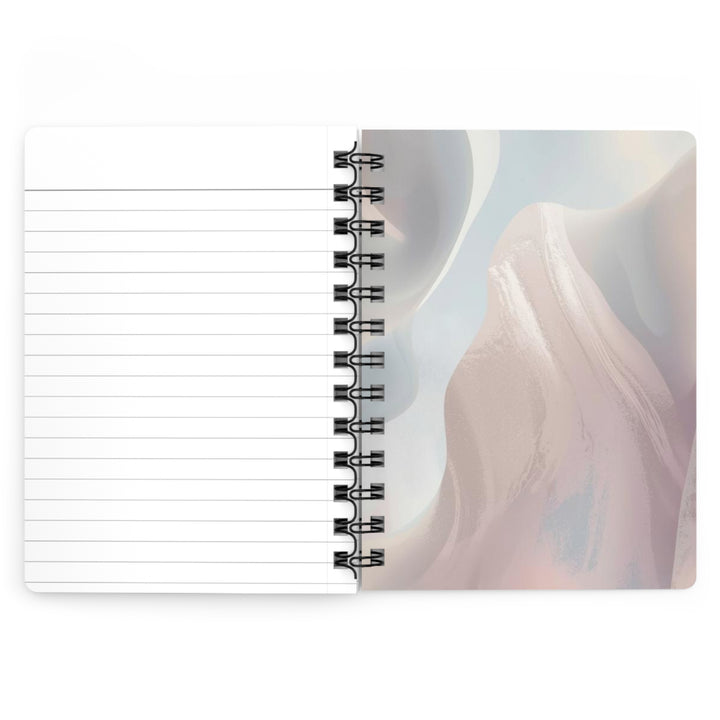 Spiral Bound Journal – Pastel Dreamy Abstract, Luxe Custom Notebook