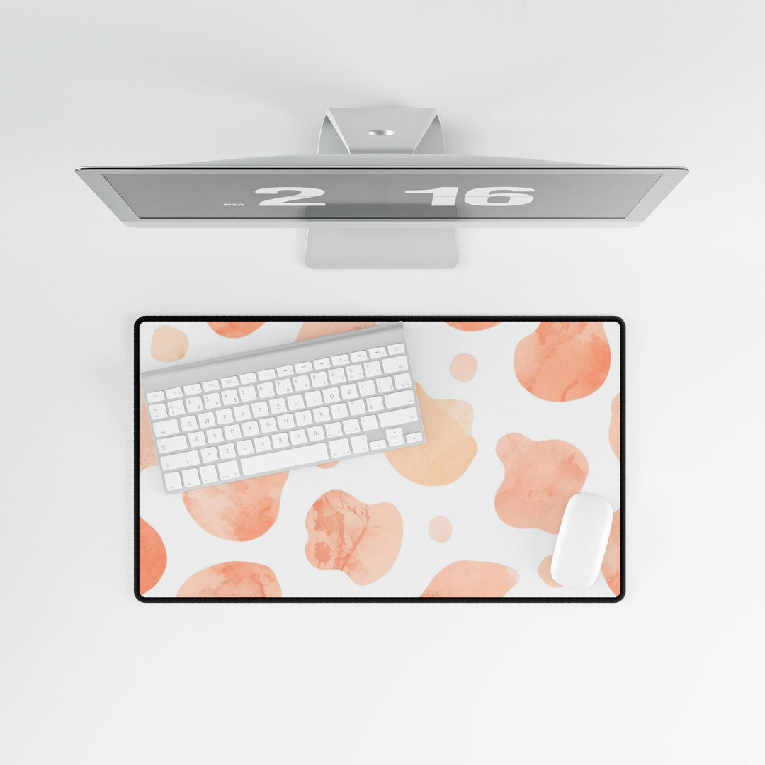 Modern Blush Watercolor Desk Mat – Premium, Durable & Stylish Workspace Pad
