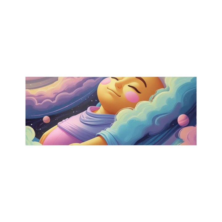 Dreamy Cosmic Die-Cut DTF Sticker – Baby Galaxy Sticker for Laptops & More
