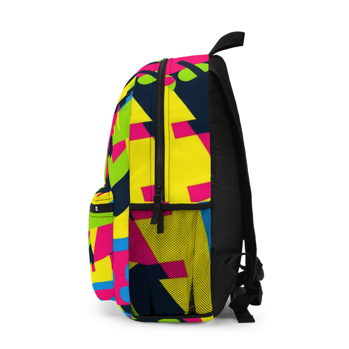 Urban Explorer™ Premium Backpack – Bold Abstract Geometric Streetwear Style