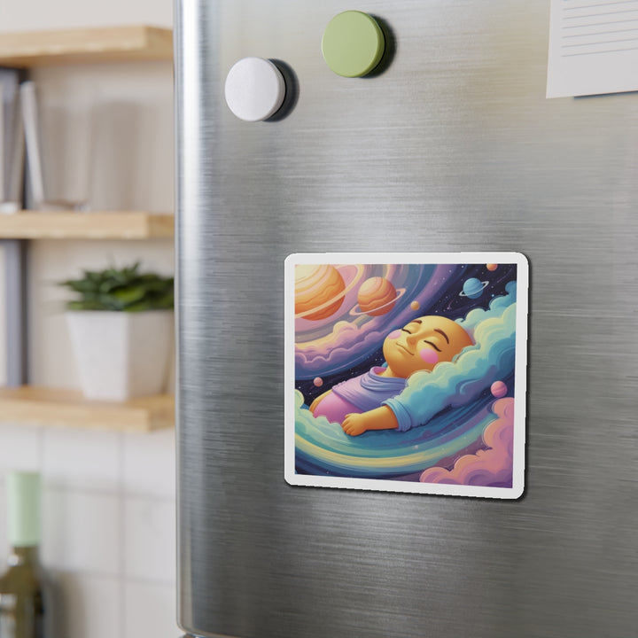 Custom Die-Cut Magnets – Dreamy Cosmic Baby Nursery Fridge Decor