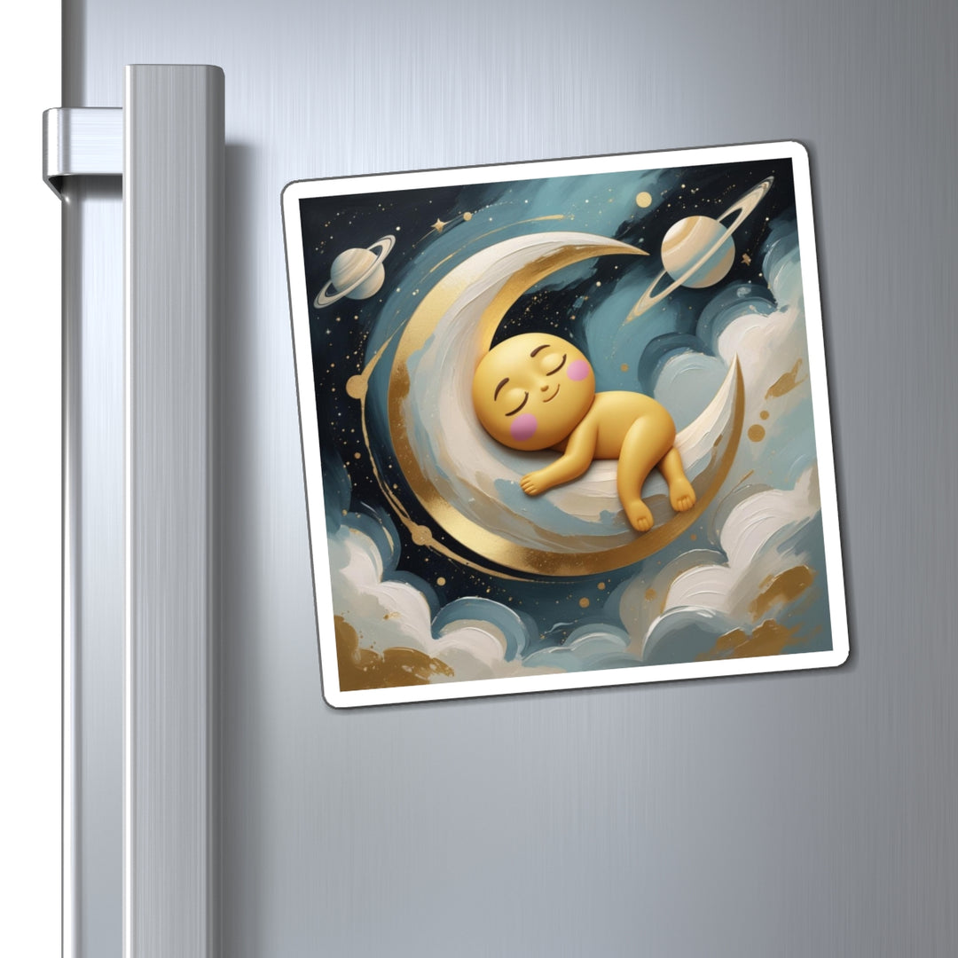 Custom Celestial Baby Moon Magnets – Cute Nursery Decor & Gifts