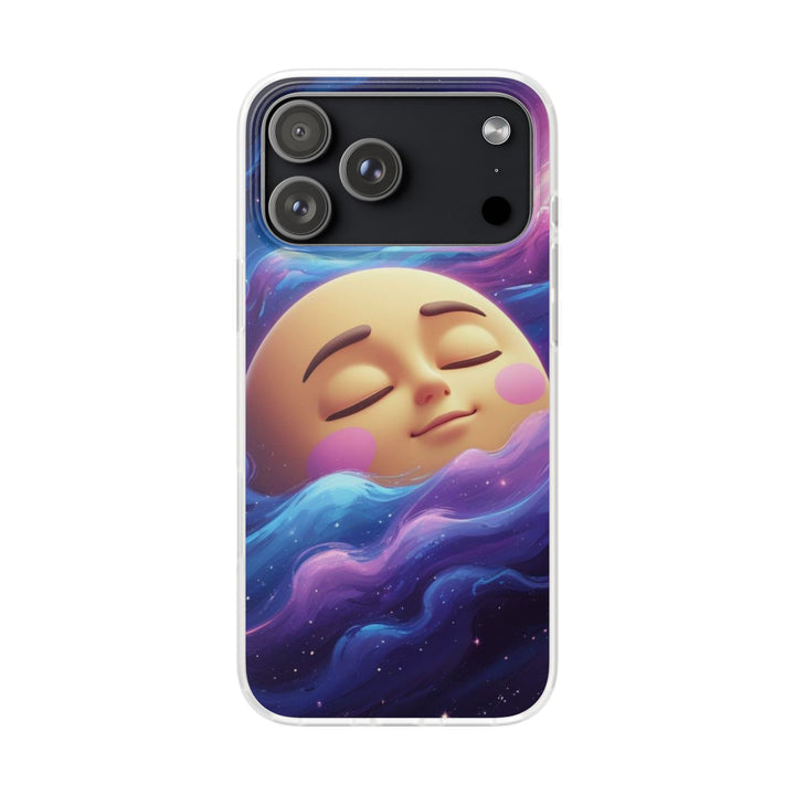 Flexi Case – Dreamy Galaxy Moon | Slim, Stylish & Durable Phone Cover