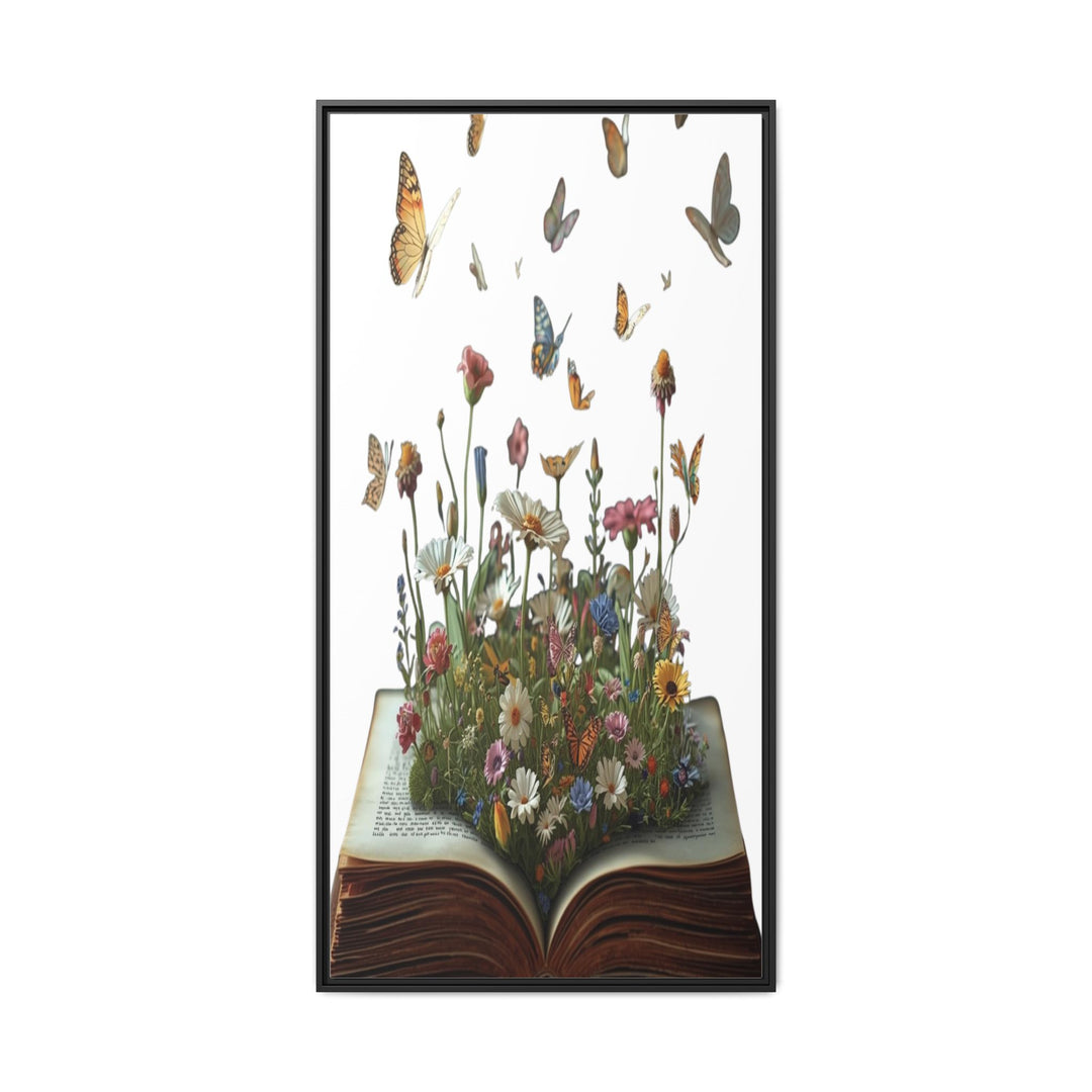 Whimsical Pop-Up Book Matte Canvas Art—Sustainable Framed Wall Décor