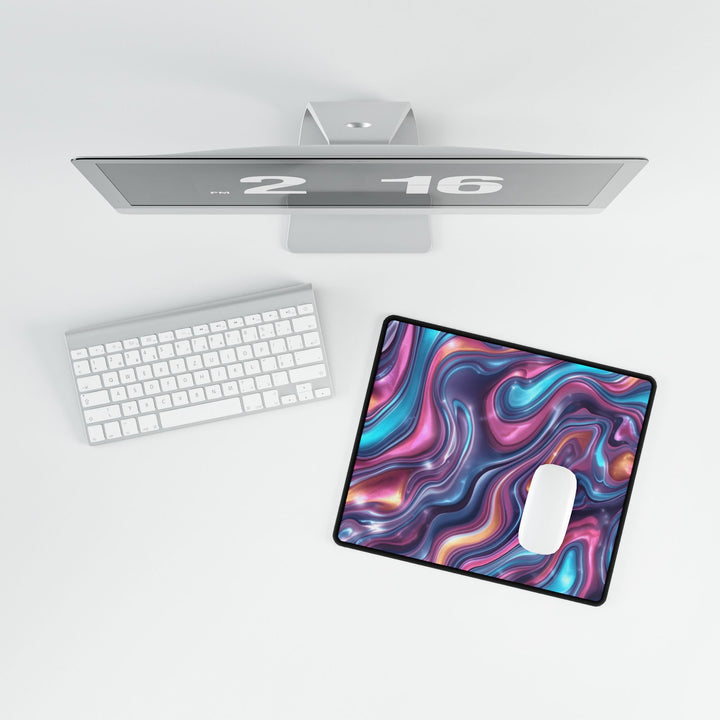 Premium Iridescent Abstract Desk Mat – Modern, Durable & Stylish Workspace