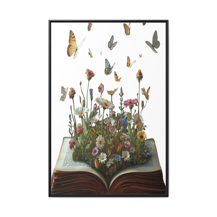 Whimsical Pop-Up Book Matte Canvas Art—Sustainable Framed Wall Décor