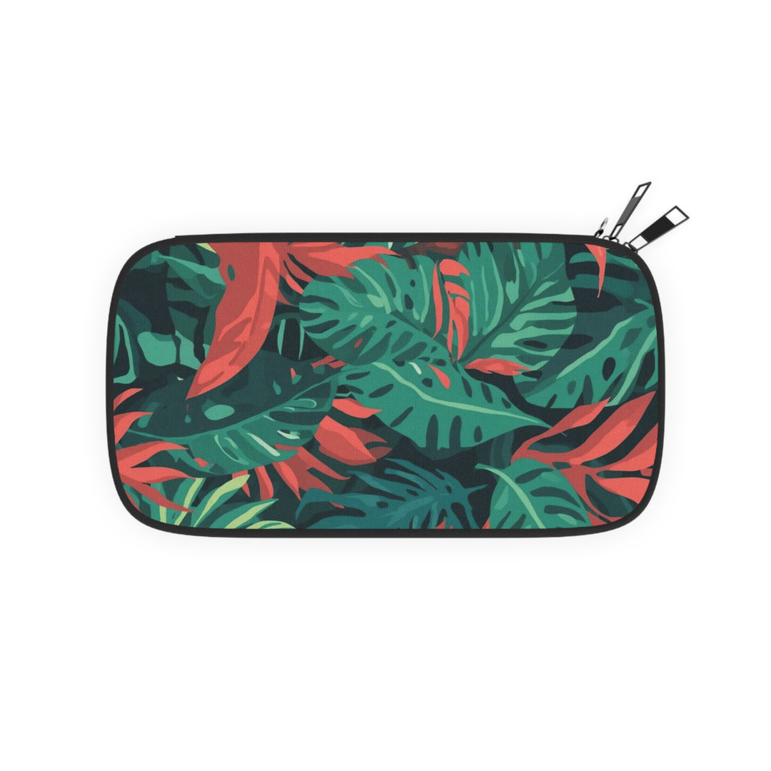 RFID Travel Passport Wallet – Tropical Leaf, Vegan Leather, Jungle Chic