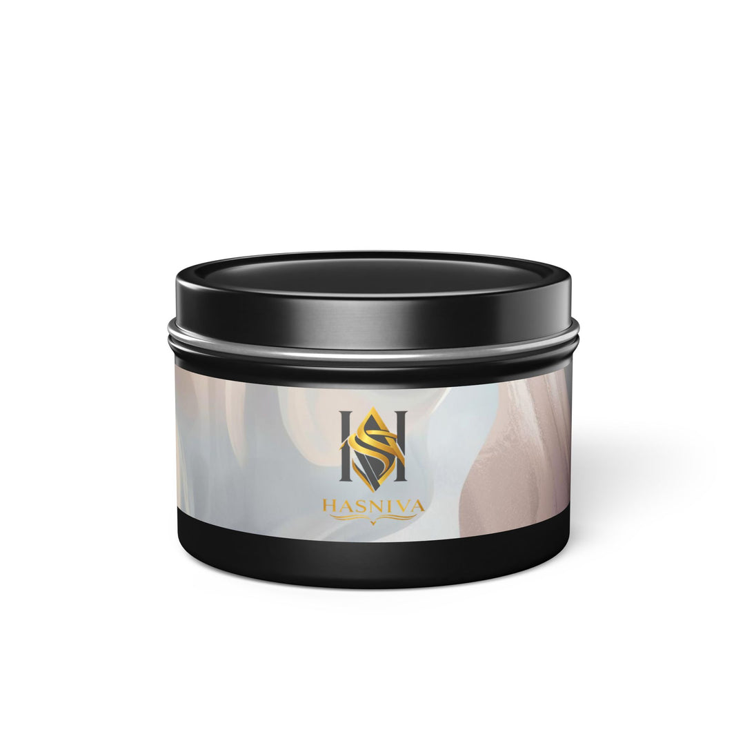 Handcrafted Tin Candles – Pastel Abstract, Eco Soy, Gift-Ready & Chic