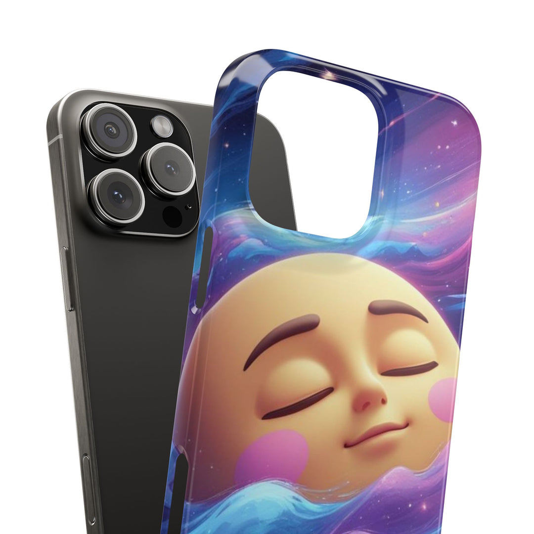 Dreamy Galaxy Moon Snap Case – Slim, Stylish & Durable Cosmic Phone Cover