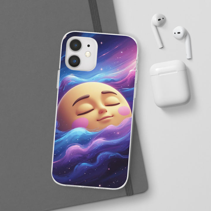 Flexi Case – Dreamy Galaxy Moon | Slim, Stylish & Durable Phone Cover