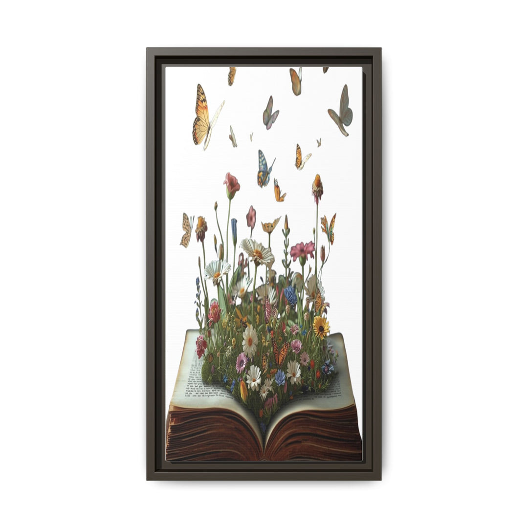 Whimsical Pop-Up Book Matte Canvas Art—Sustainable Framed Wall Décor