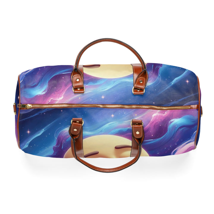Galaxy Moon Waterproof Travel Bag – Stylish, Durable & Space-Themed Carry-On