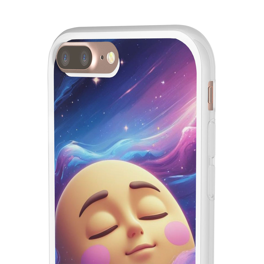 Flexi Case – Dreamy Galaxy Moon | Slim, Stylish & Durable Phone Cover