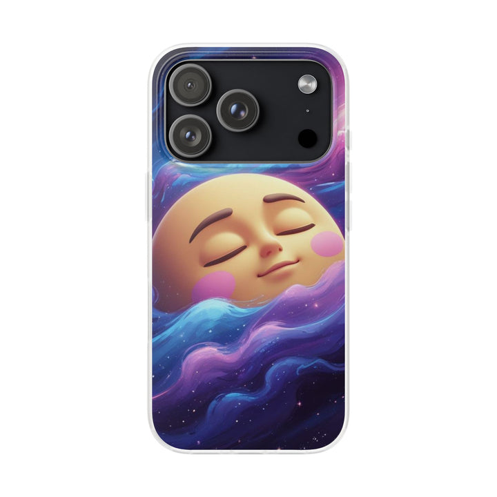 Flexi Case – Dreamy Galaxy Moon | Slim, Stylish & Durable Phone Cover