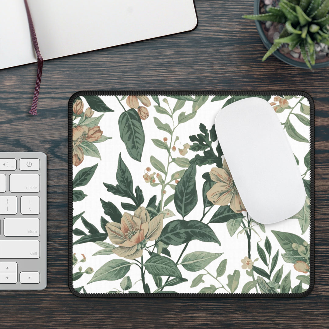 Vintage Floral Gaming Mouse Pad – Premium Precision, Chic Botanical Design