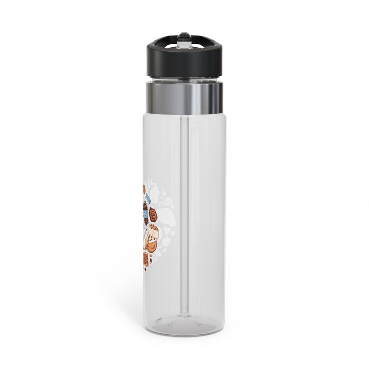 Kensington Tritan Sport Bottle 20oz – Cute Café Cartoon Coffee & Dessert Design