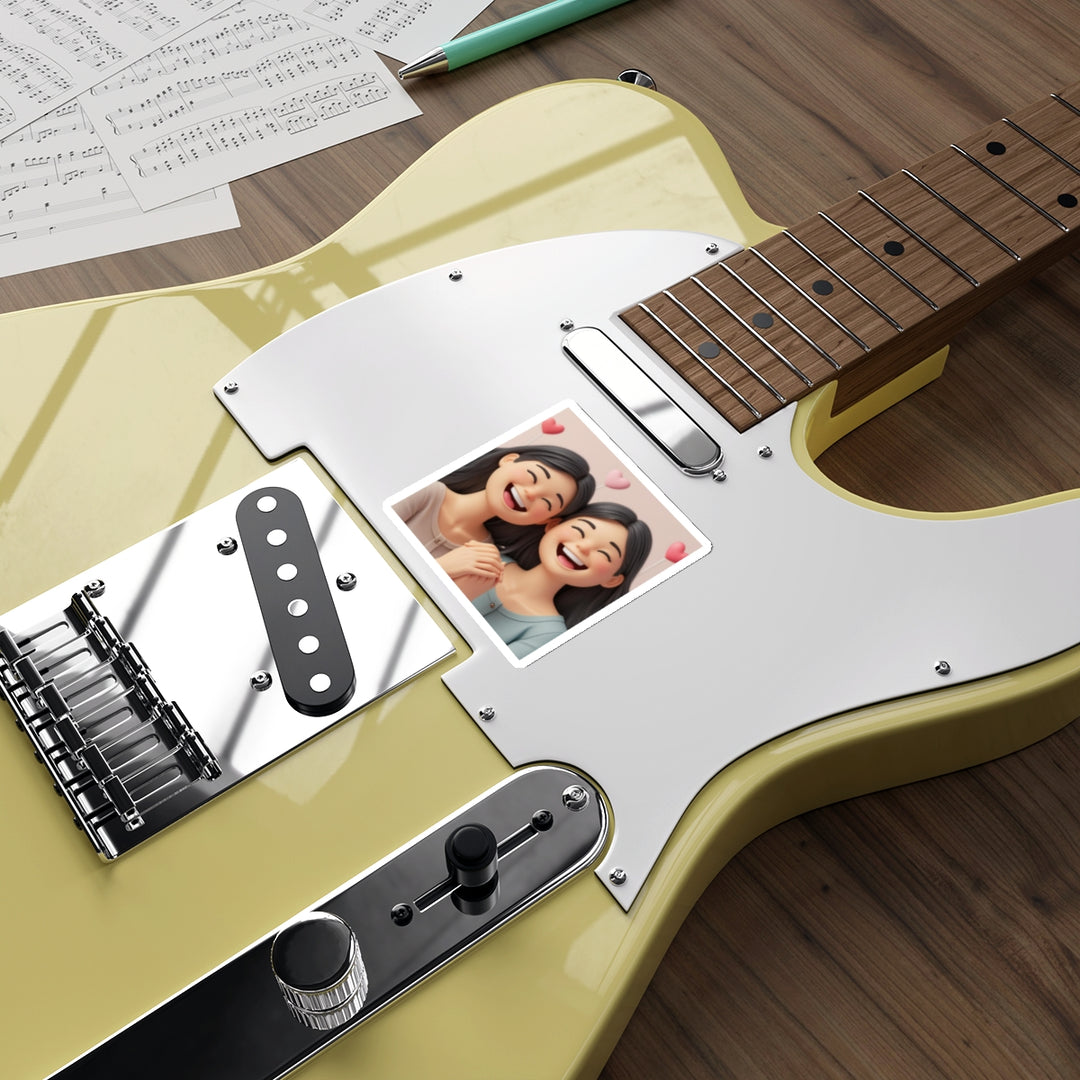 Custom 3D Cartoon Die-Cut Stickers – Cute Friendship & Joyful Vibes