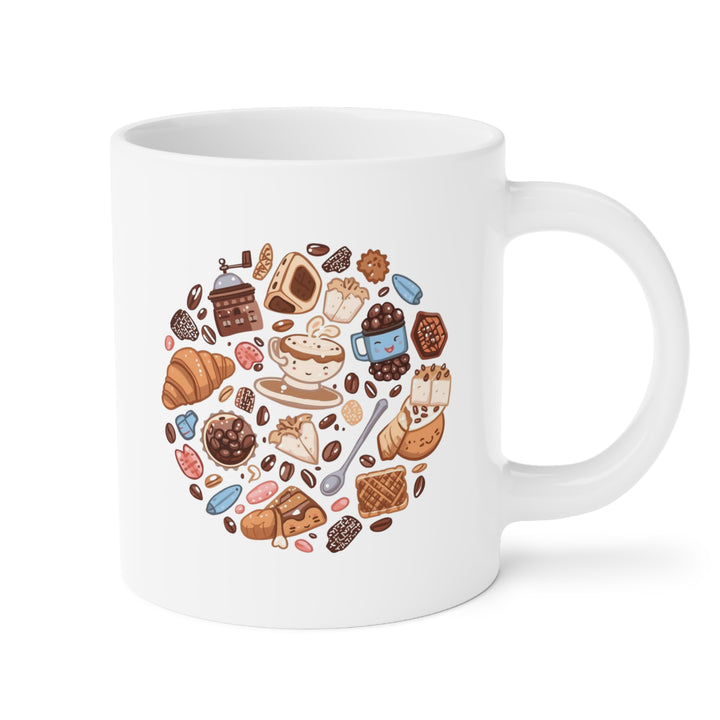 Personalized Cartoon Café Ceramic Mug – Custom 11oz/15oz/20oz Gift