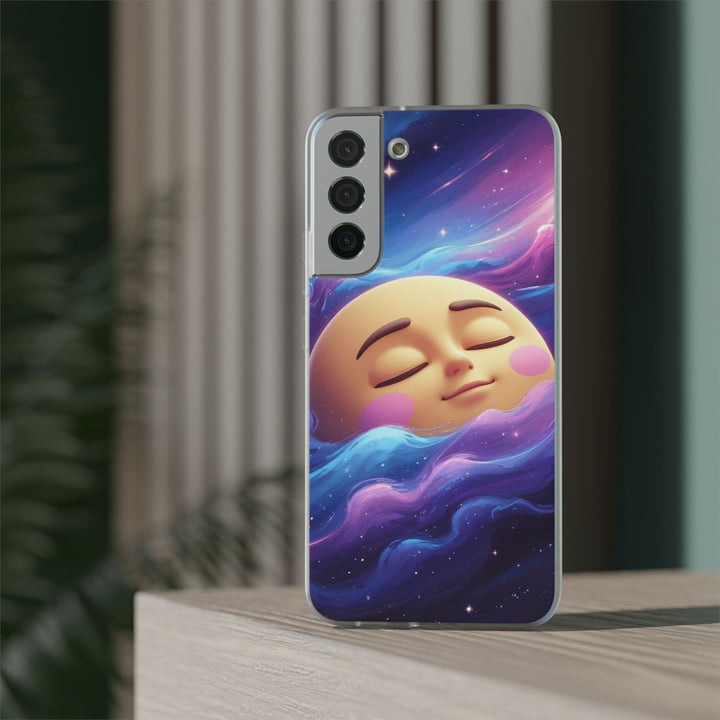 Flexi Case – Dreamy Galaxy Moon | Slim, Stylish & Durable Phone Cover