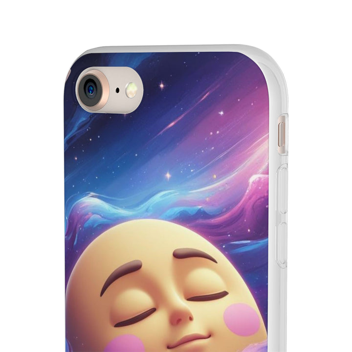 Flexi Case – Dreamy Galaxy Moon | Slim, Stylish & Durable Phone Cover