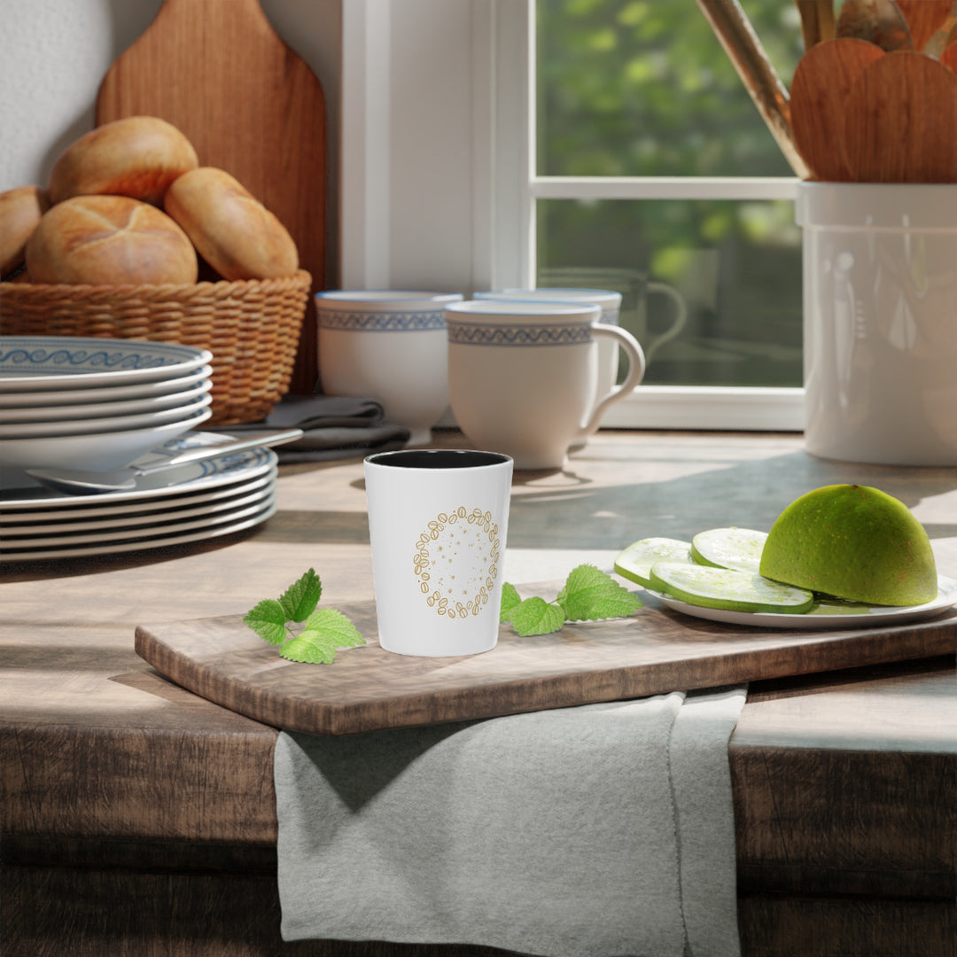 Personalized Coffee Beans Shot Glass – Trendy Custom Ceramic Party Favor