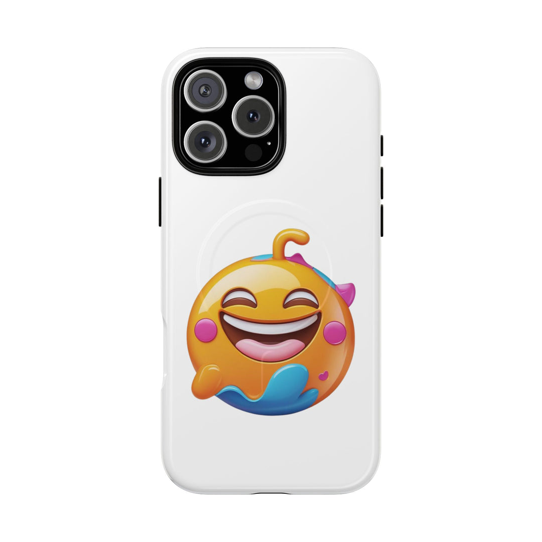 Tough Magnetic Emoji Case – Dual-Layer MagSafe Cover, Fun & Vibrant Design