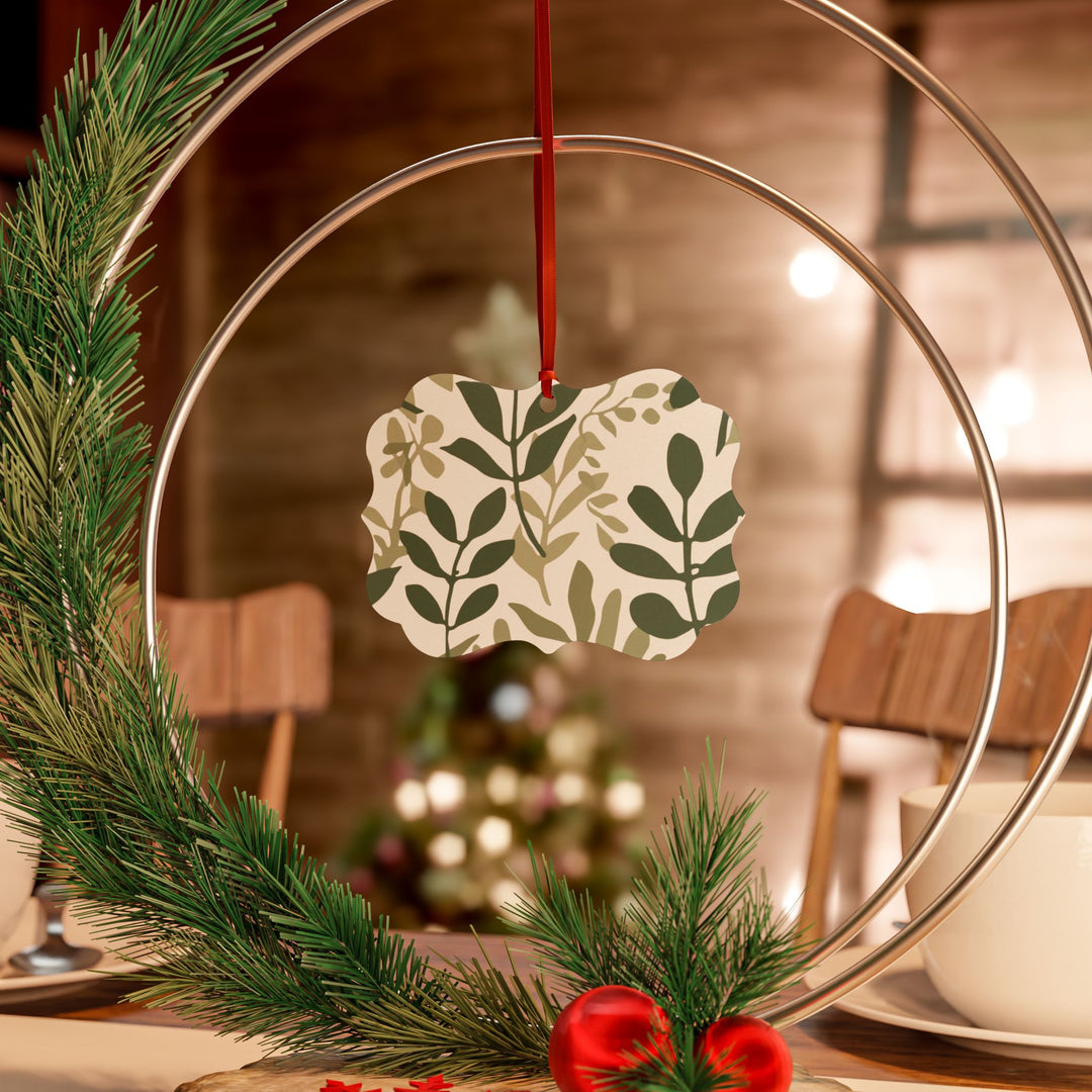 Modern Botanical Aluminum Ornaments – Custom, Stylish, Eco-Chic Décor Sets