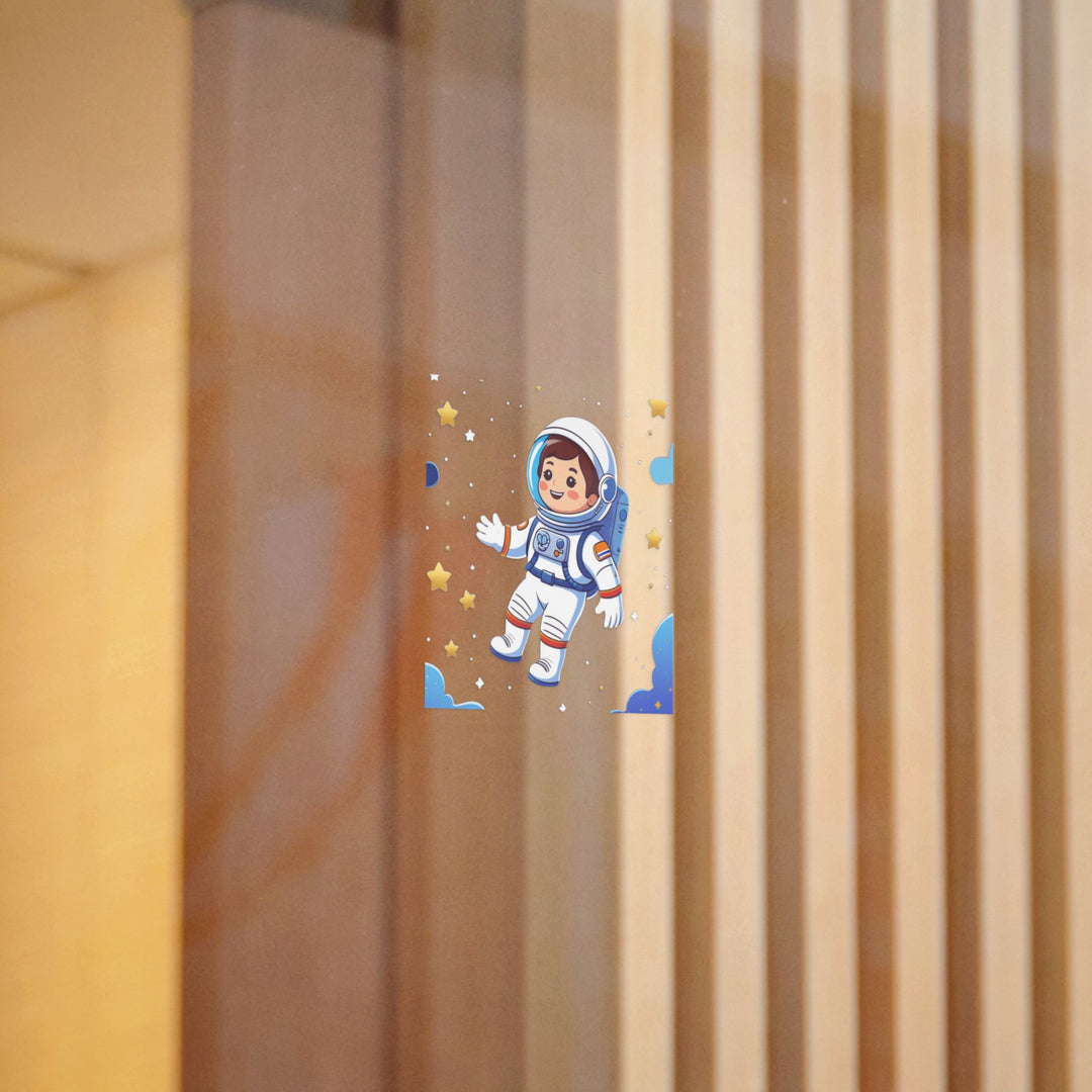 Playful Space Astronaut Die-Cut DTF Sticker – Premium, Durable & Fun