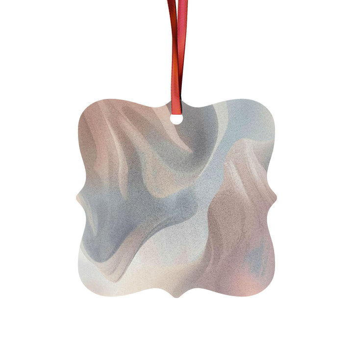 Elegant Aluminum Ornaments – Customizable Modern Pastel Abstract Décor