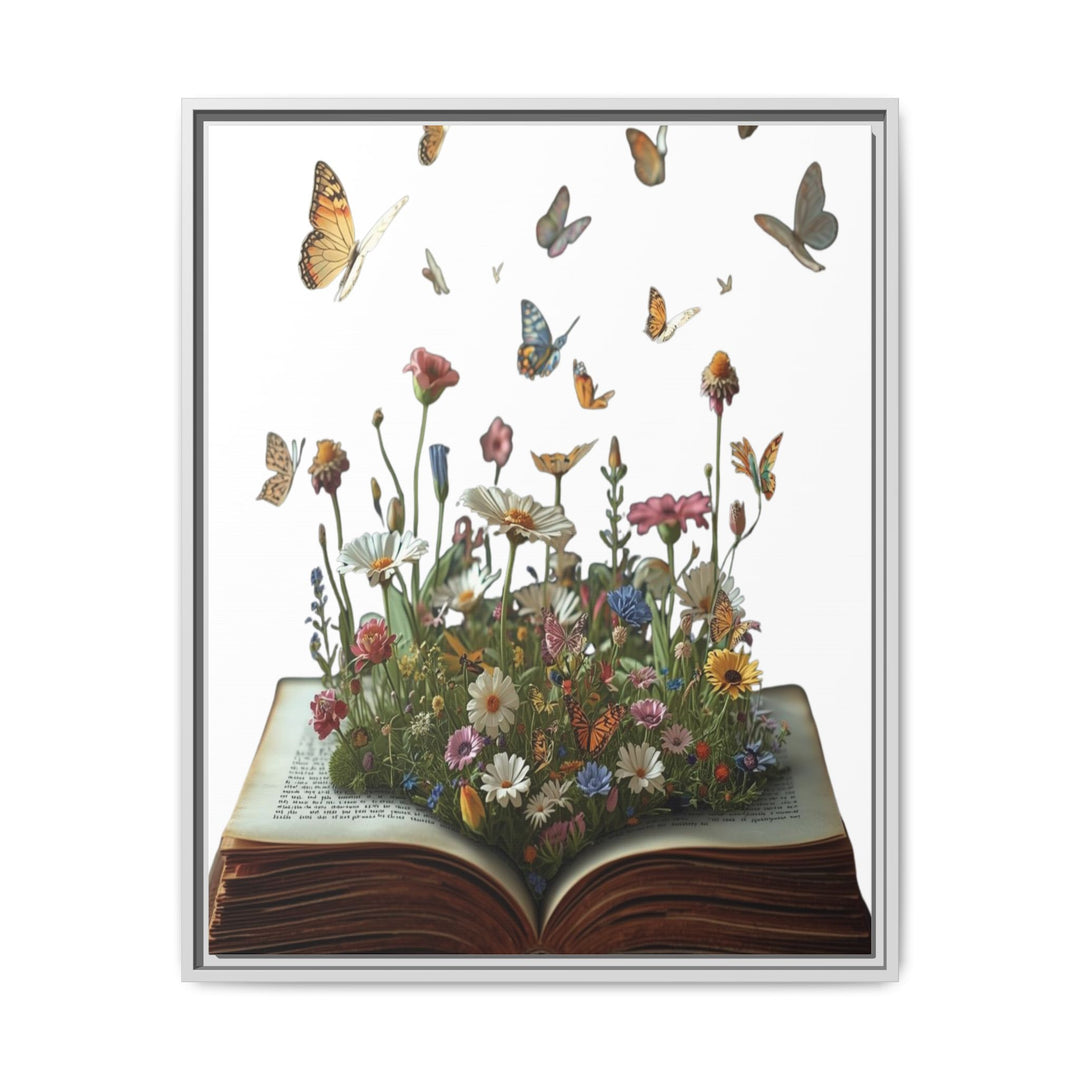 Whimsical Pop-Up Book Matte Canvas Art—Sustainable Framed Wall Décor