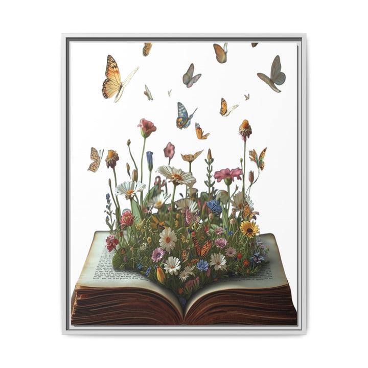 Whimsical Pop-Up Book Matte Canvas Art—Sustainable Framed Wall Décor
