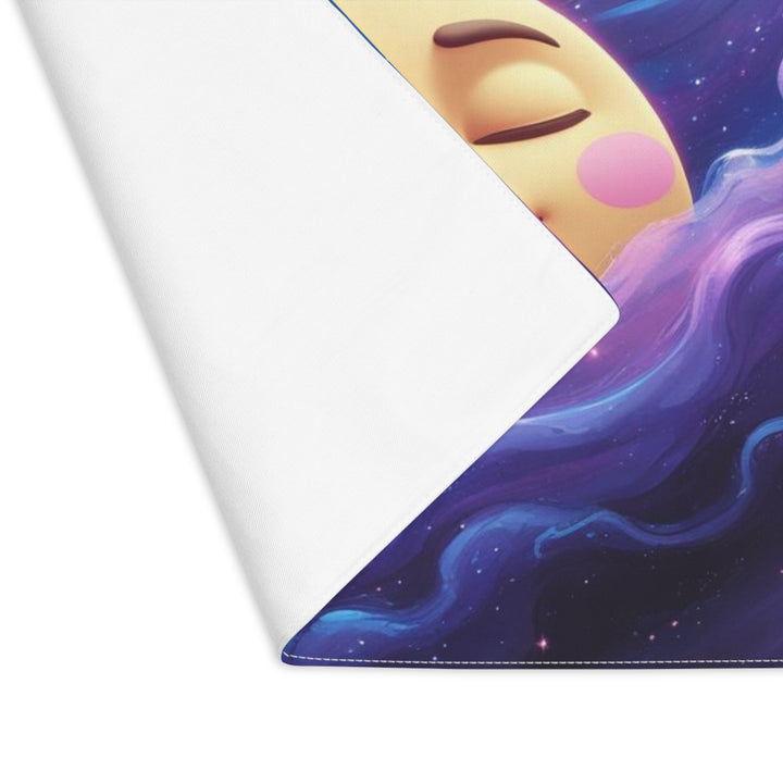 Whimsical Moon Galaxy Cotton Placemat – Cute Space Table Decor (1pc)