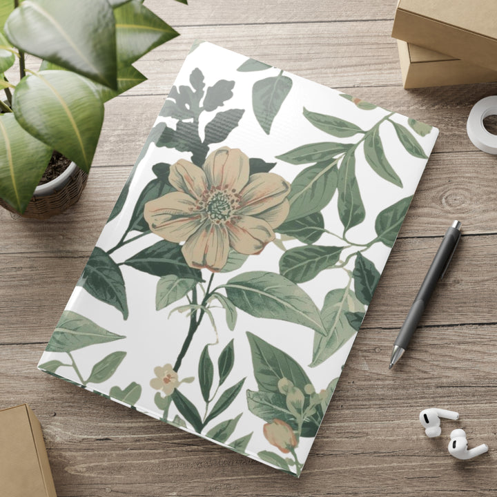 Vintage Floral Puffy Hardcover Notebook – Luxe, Custom, Lay-Flat Journal